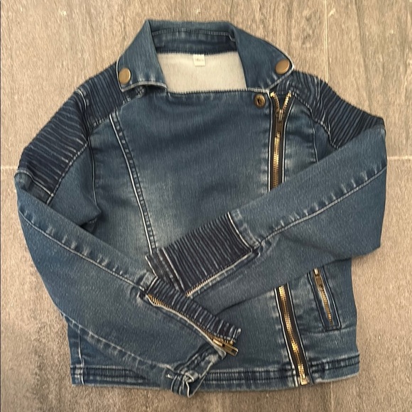 Other - Kids Denim Jacket with Zipper Detail